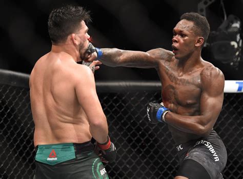 israel adesanya fight list.